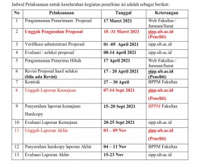 jadwal