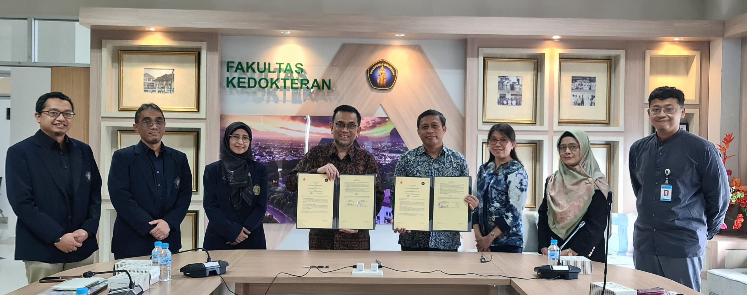 Penandatanganan Perjanjian Kerjasama dan Kerangka Acuan Kerja Fakultas Kedokteran Universitas Brawijaya dengan Fakultas Teknobiologi Universitas Surabaya